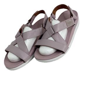 FITFLOP Womens Sandals Lavender Loosh Z-Strap Comfort Shoes Purple Sz 10
